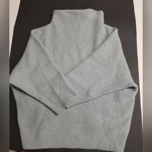 The Reset Light Blue Gray Wool Cashmere Sweater